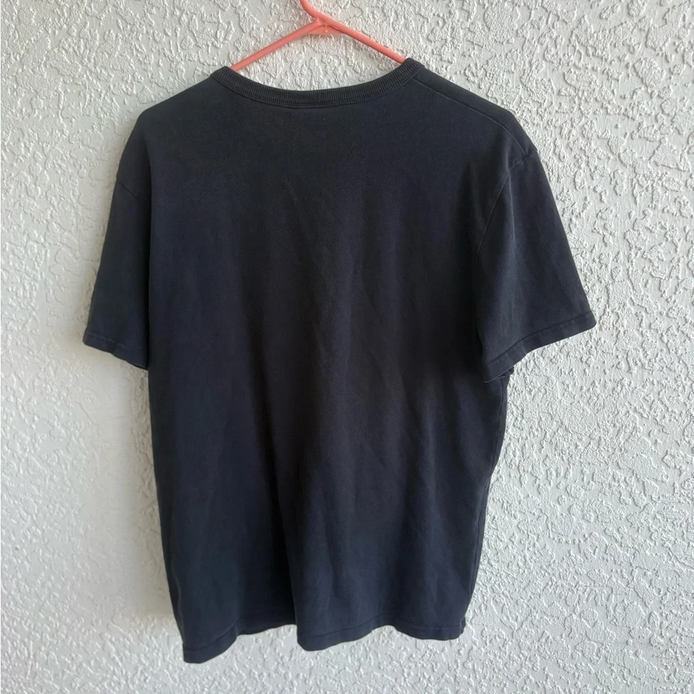 Vintage distressed embroidered black champion shirt - Picture 5 of 5